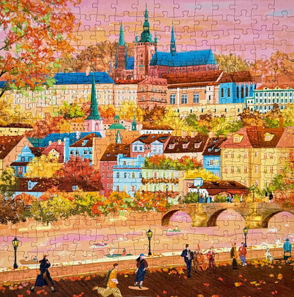 Four Seasons Village Puzzle Set