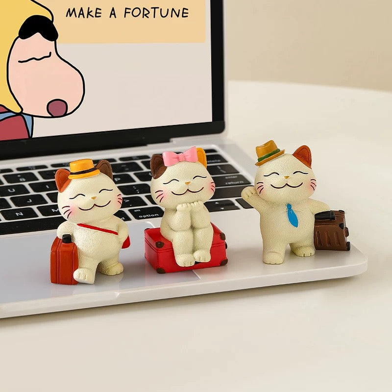 Lucky Cat Phone Holder/ Ornament