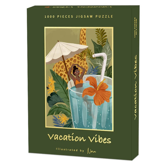 Vacation Vibes 1000 Piece Art Jigsaw Puzzle