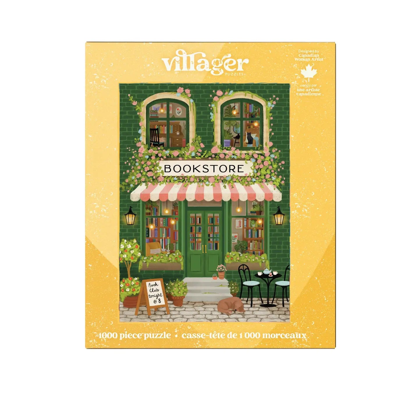 Emerald Bookstore 1000-Piece Puzzle