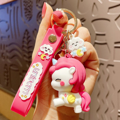 Colorful Unicorn Keychain
