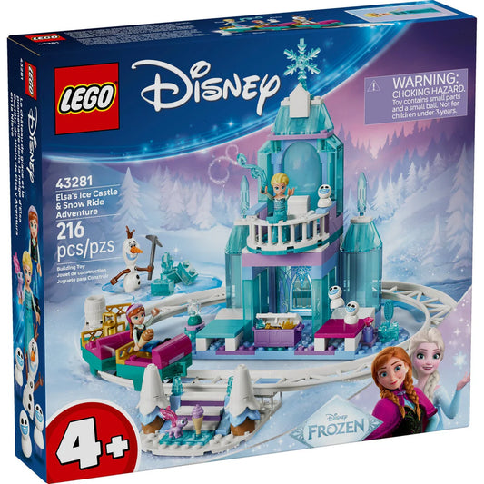 LEGO Disney™ Elsa's Ice Castle & Snow Ride Adventure 43281