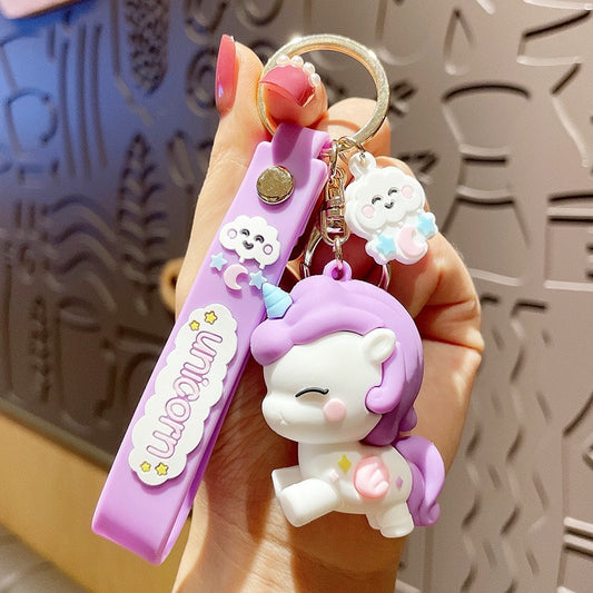 Colorful Unicorn Keychain