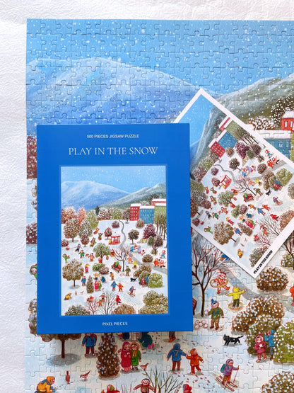 Play in The Snow 500 Jigsaw Puzzle