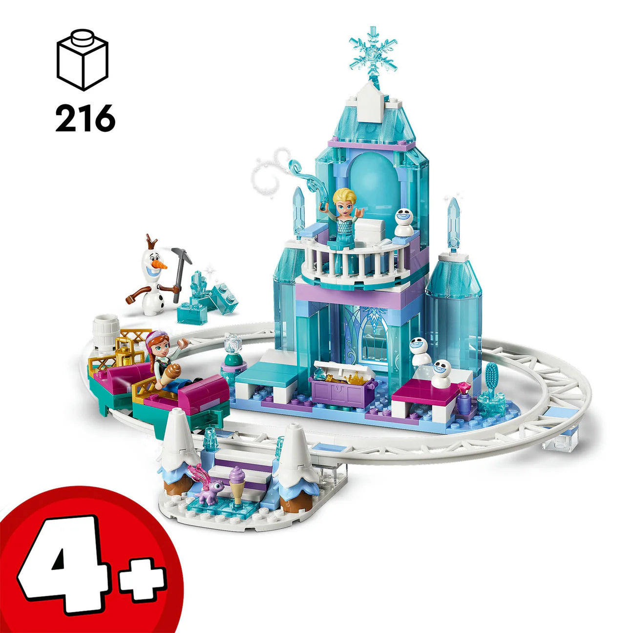 LEGO Disney™ Elsa's Ice Castle & Snow Ride Adventure 43281 V Boutique Studio
