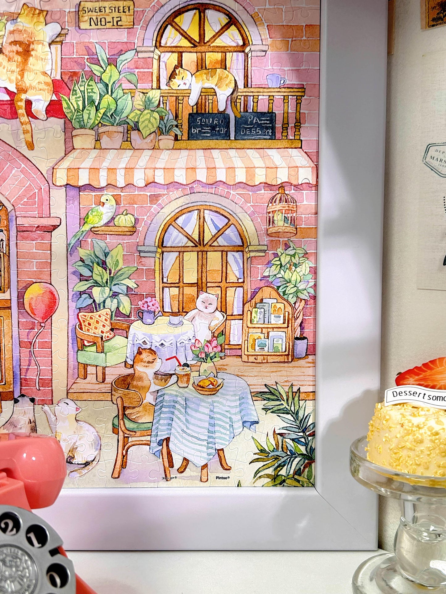 3D-JP Corner Café 504 Piece Puzzle V Boutique Studio