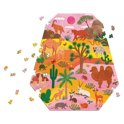 Desert Terrarium 750 Piece Shaped Puzzle Mudpuppy