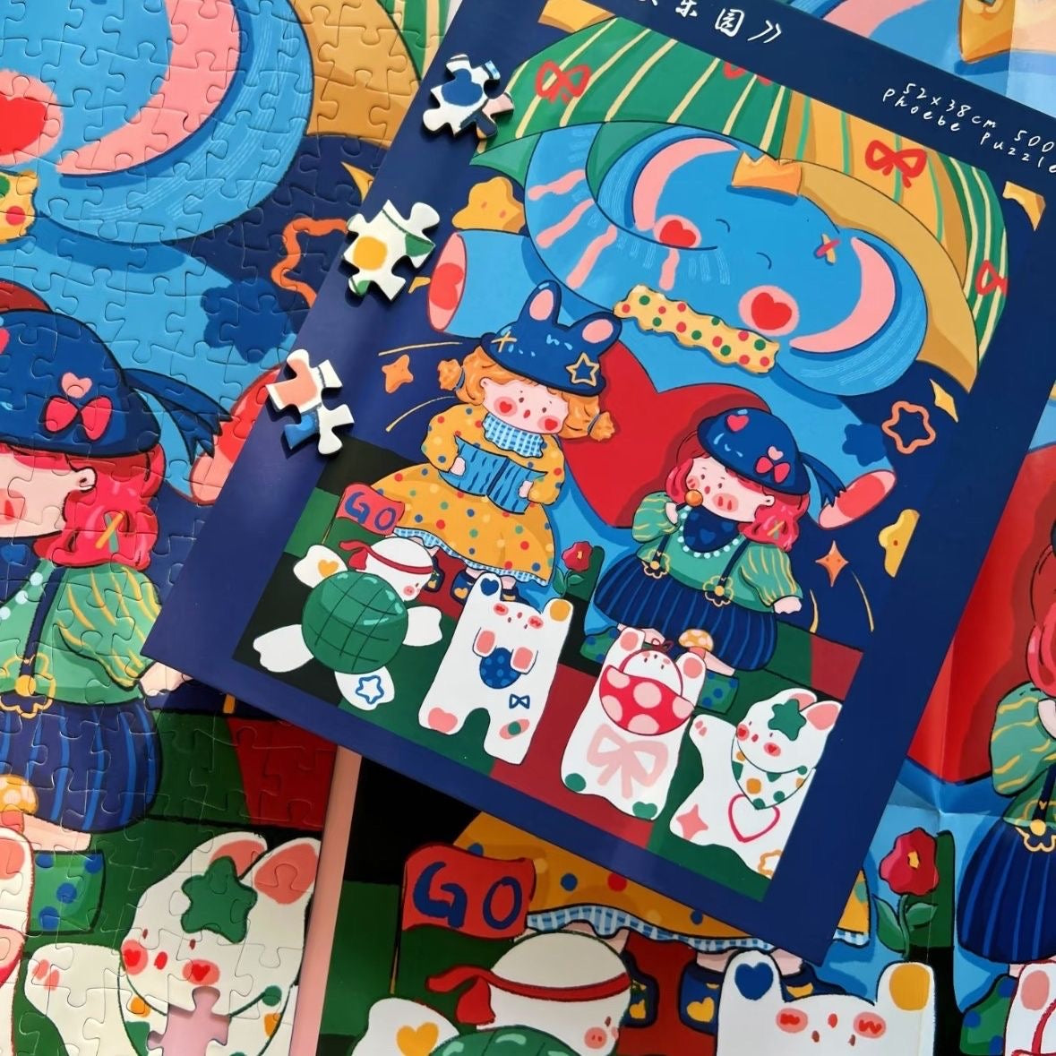 Phoebe Puzzle Elephant Park 500 Jigsaw Puzzle Phoebe Puzzle