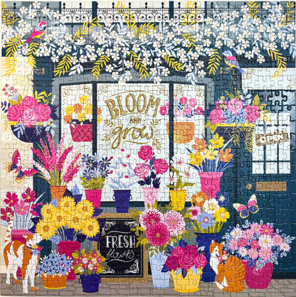 Galison Bloom & Grow 500 Piece Puzzle
