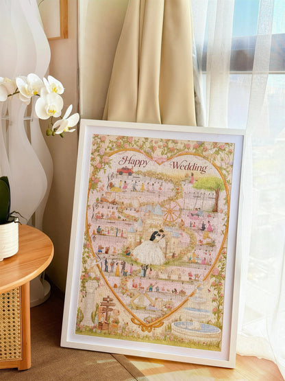Ofak Puzzle Wedding March 1000 Piece Jigsaw Puzzle Ofak Puzzle