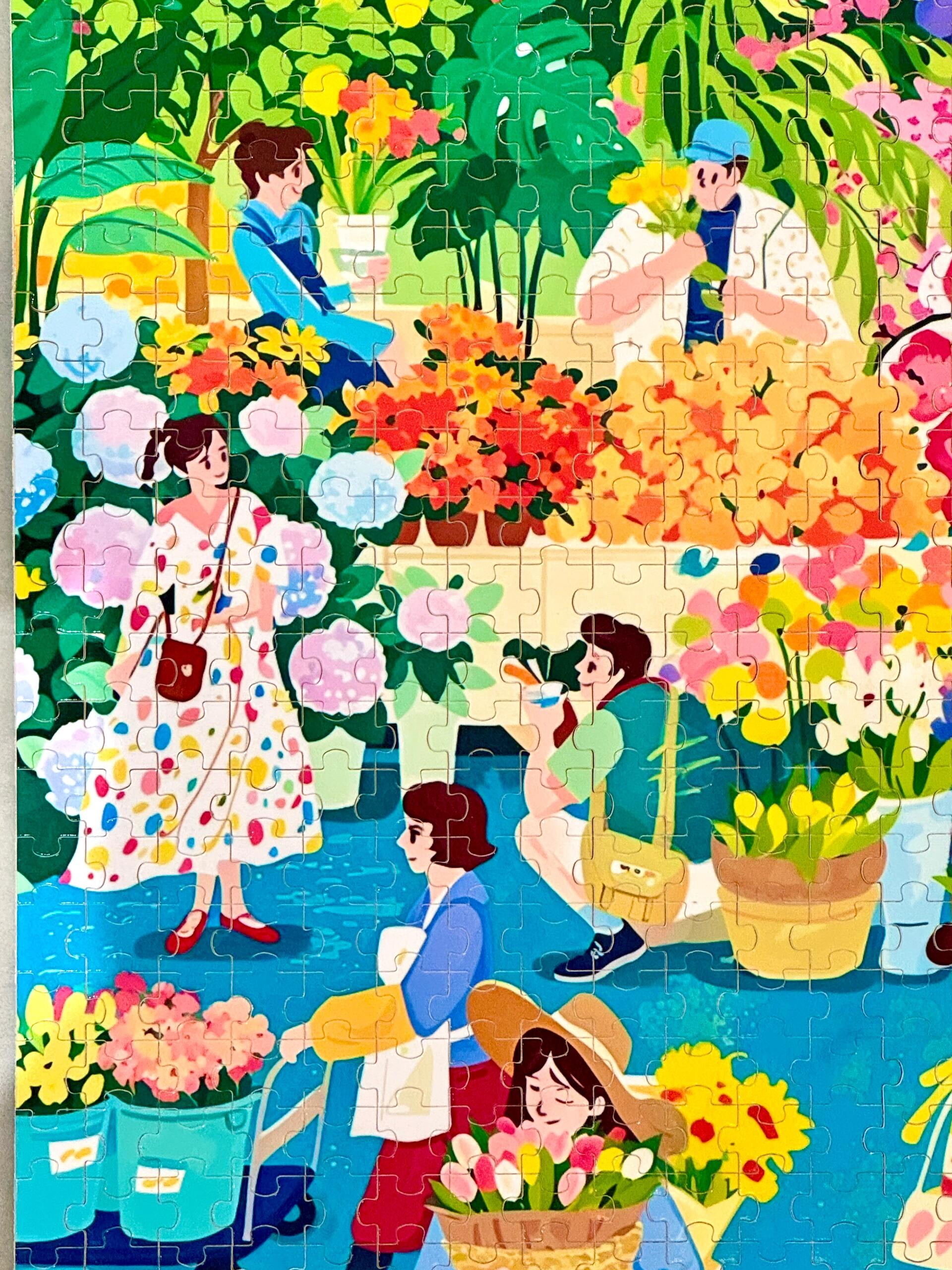 TOI World Kunming Dounan Flower Market 1000-Piece Jigsaw Puzzle TOI