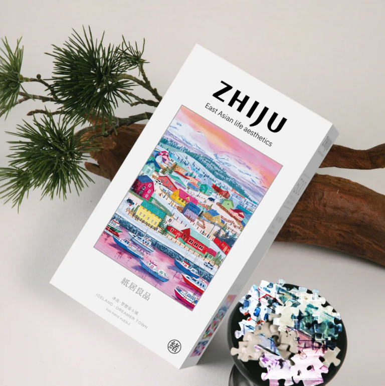 Iceland Dreamer Town 500 Piece Jigsaw Puzzle ZHIJU
