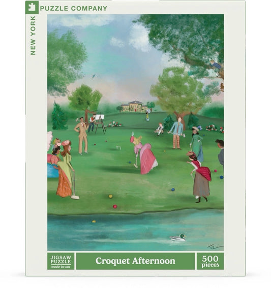 Croquet Afternoon 500 Piece Jigsaw Puzzle