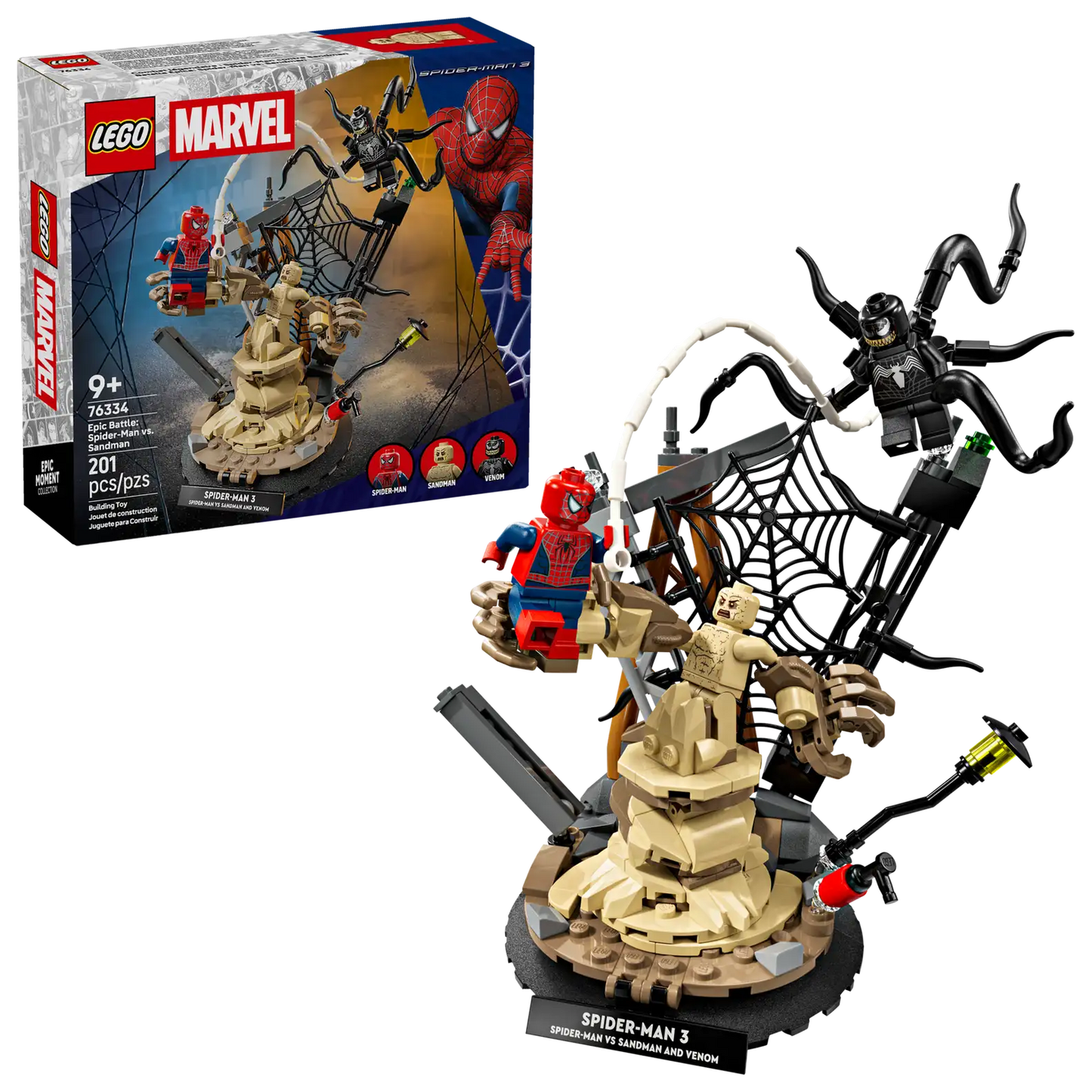 LEGO Marvel Epic Battle: Spider-Man vs. Sandman 76334