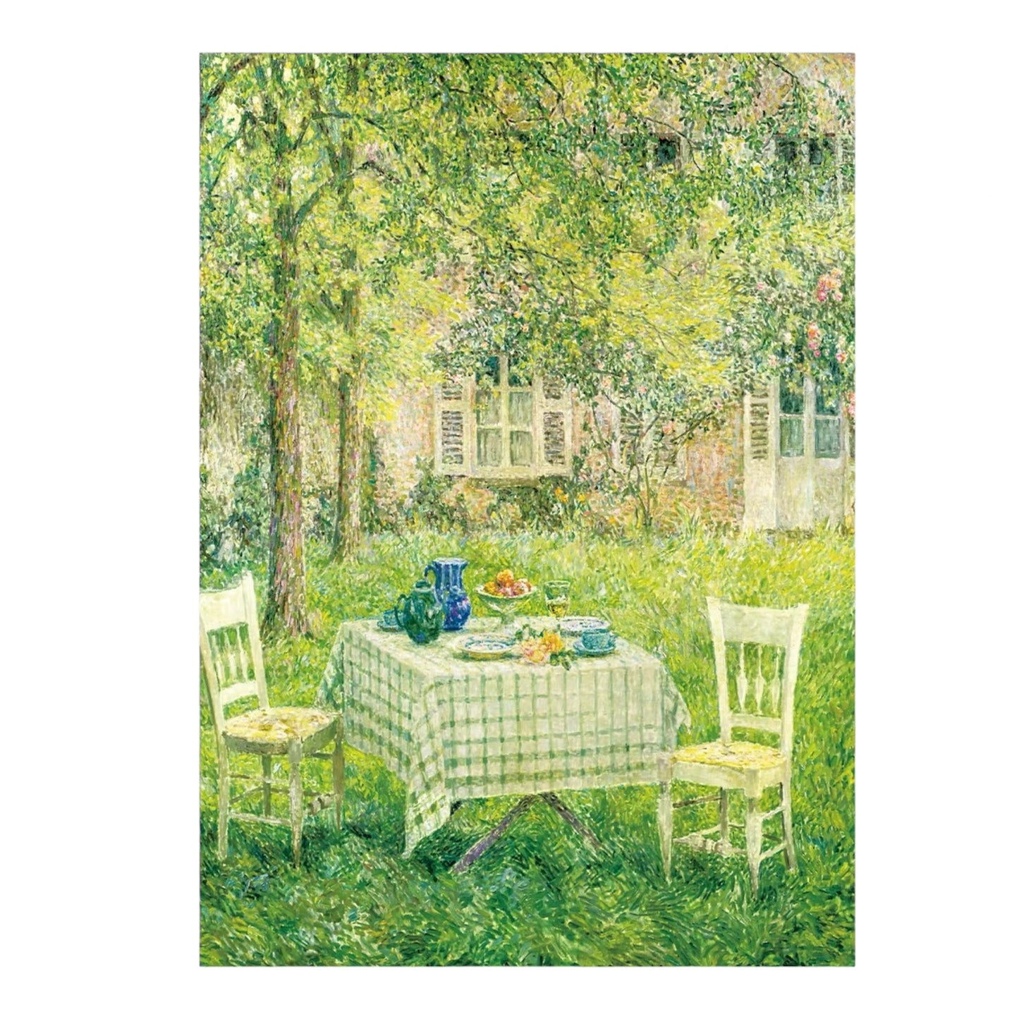 SEREN ART Table in the Green Garden 500 Piece Puzzle SEREN ART