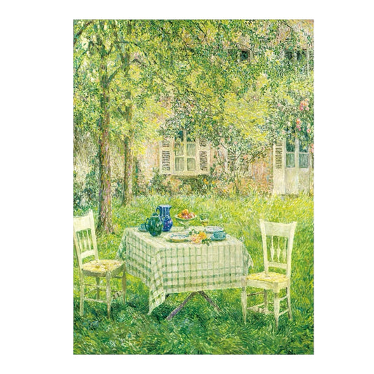 SEREN ART Table in the Green Garden 500 Piece Puzzle SEREN ART