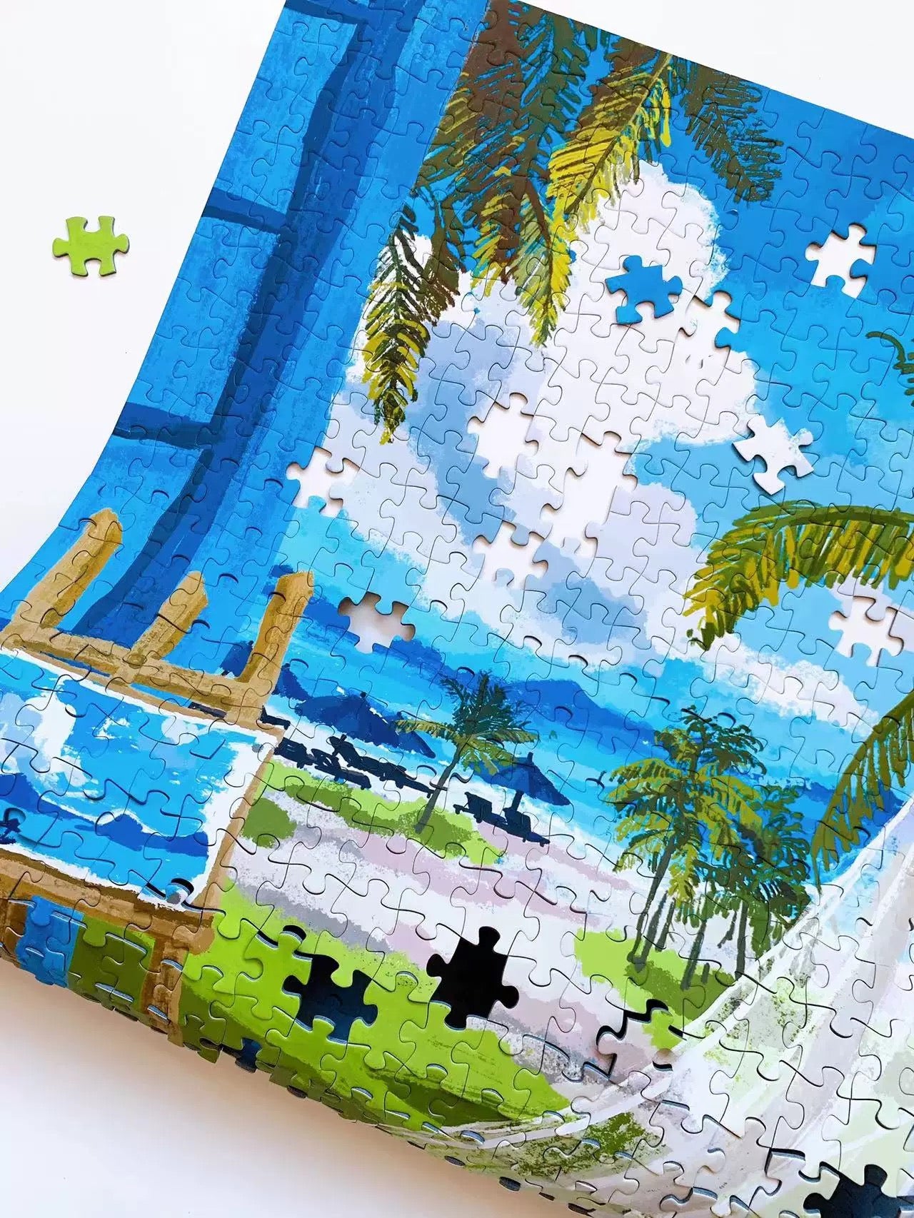 CHILL PUZ Summer Seaside 500 Piece Jigsaw Puzzle