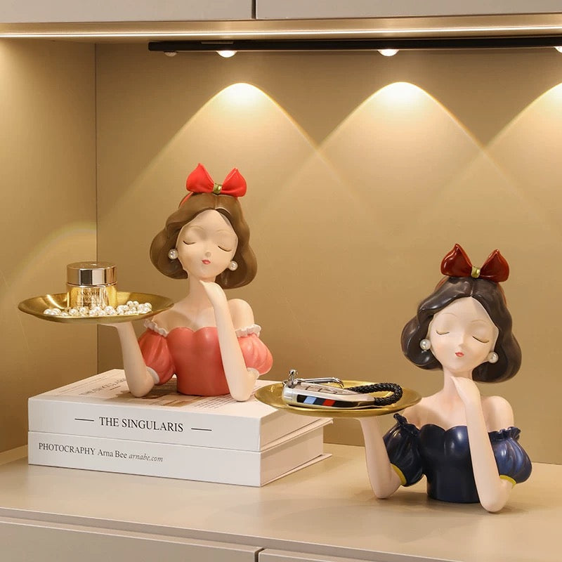 Charmante figurine décorative Blanche Neige