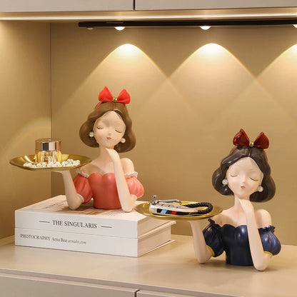 Charmante figurine décorative Blanche Neige
