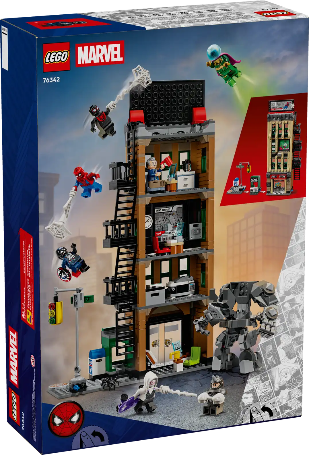 LEGO Marvel Spider-Man vs. Mysterio: The Daily Bugle 76342