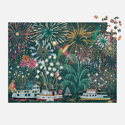 Fireworks Jubilee 1000 Piece Foil Puzzle
