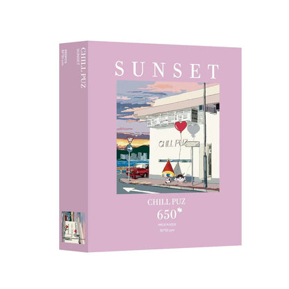 CHILL PUZ Sunset 650 Piece Puzzle