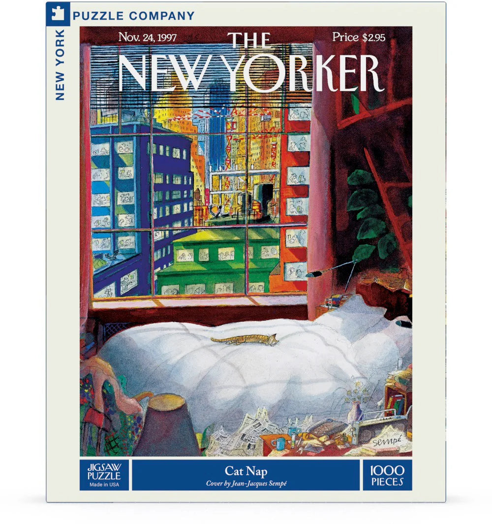 Cat Nap 1000 Piece Jigsaw Puzzle