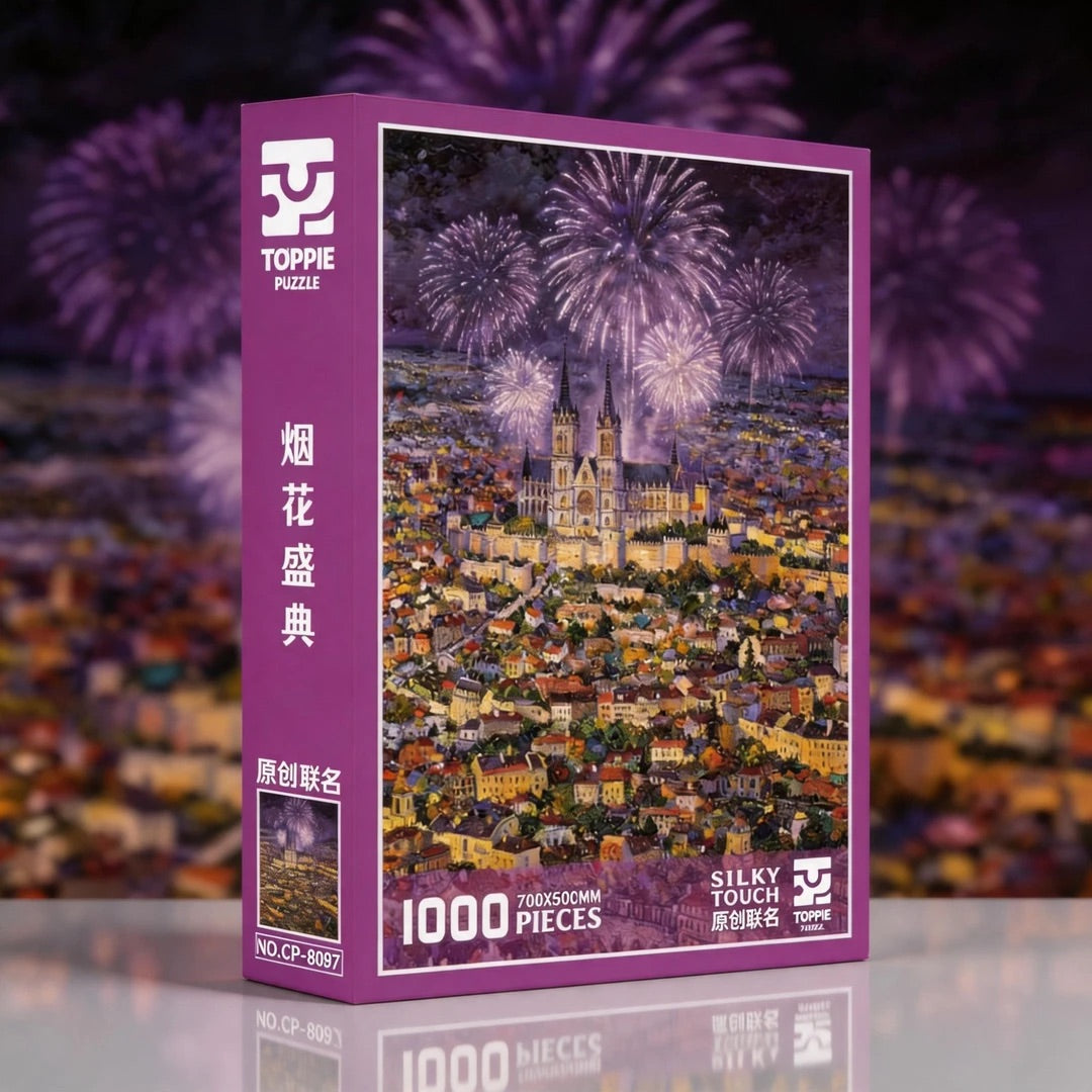 Fireworks Festival 1000 Piece Jigsaw Puzzle Toppie