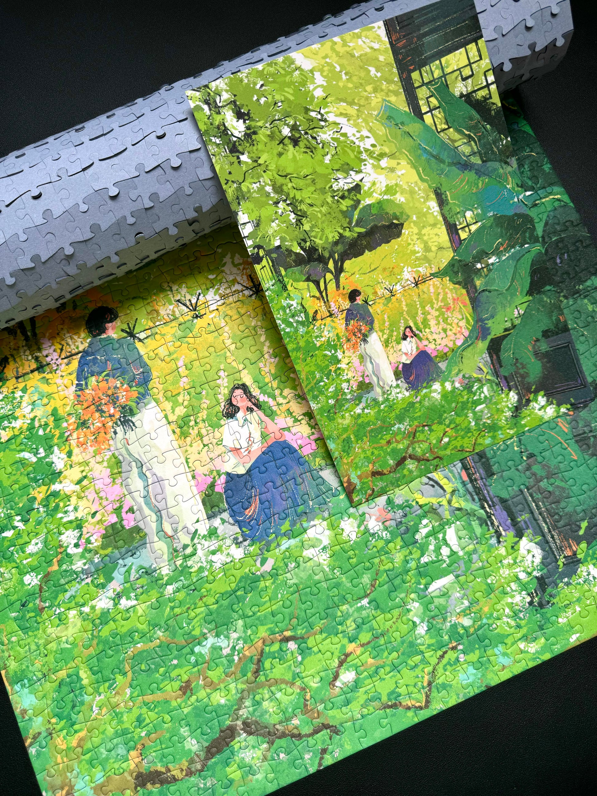 Green Courtyard 1000 Piece Jigsaw Puzzle Puzzle Of Life