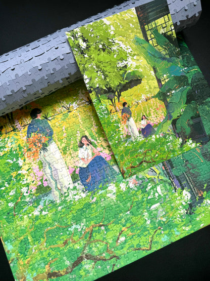 Green Courtyard 1000 Piece Jigsaw Puzzle Puzzle Of Life