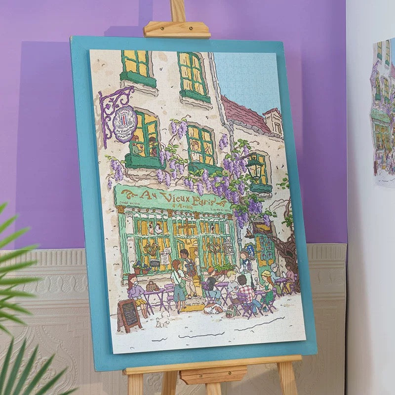 Momibook Holiday Morning 1000 Piece Jigsaw Puzzle