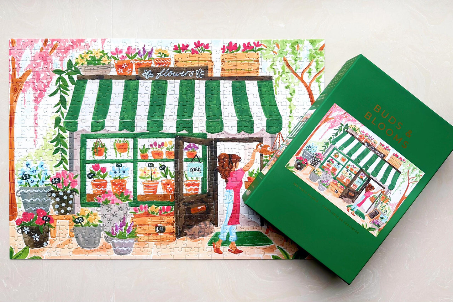 Hobbry Buds & Blooms 500 Piece Puzzle