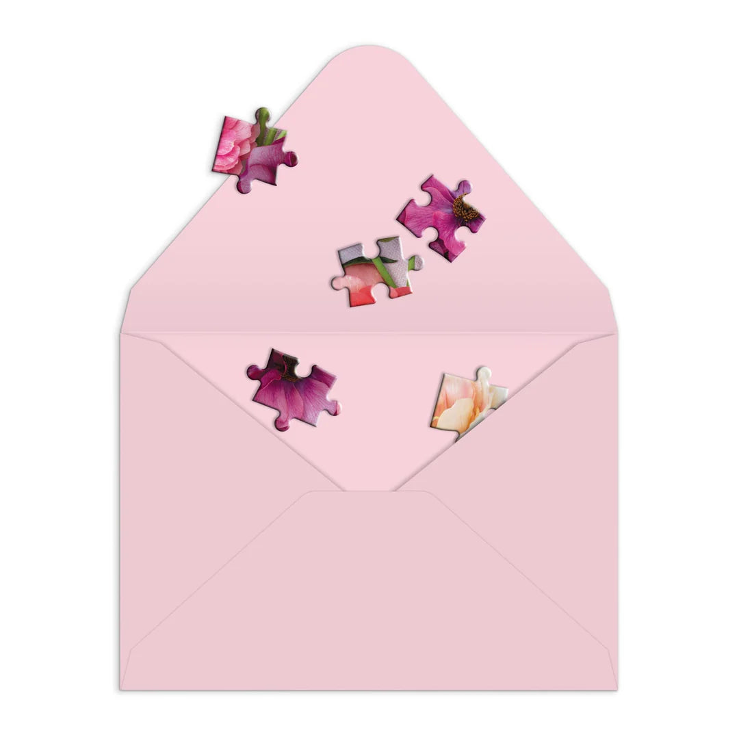 Ranunculus Greeting Card Puzzle Galison