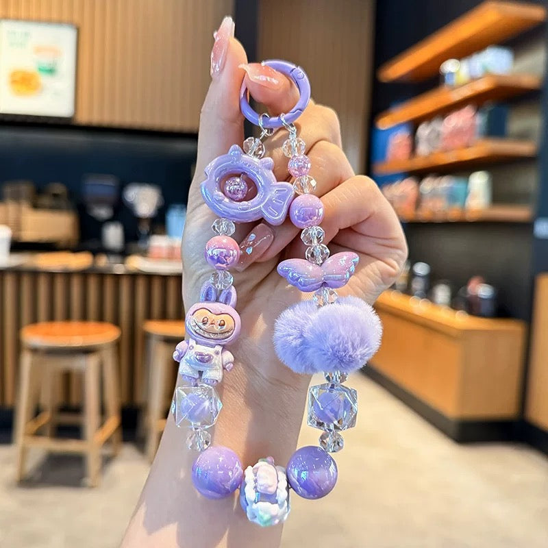 Labubu Wool Ball Phone Lanyard