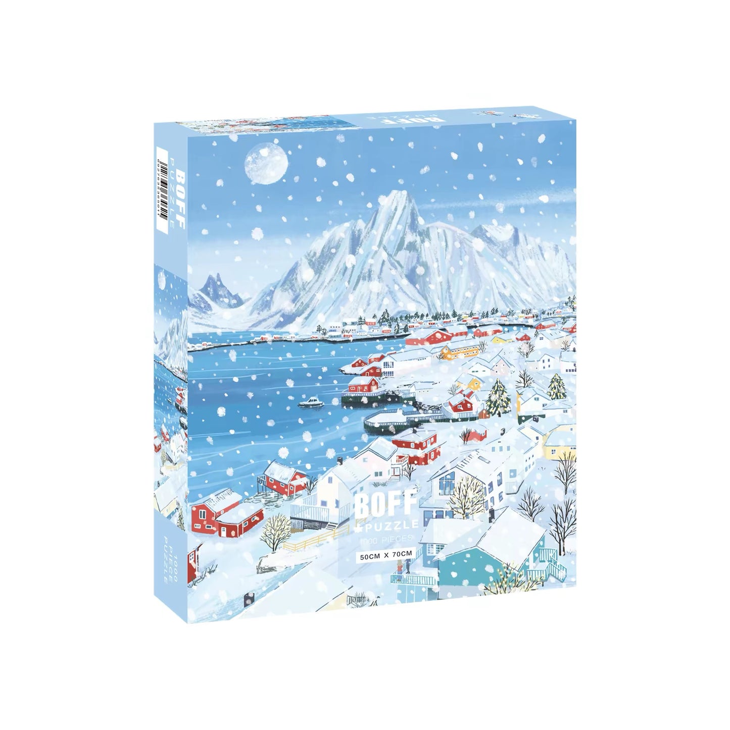 BOFF Snowy Village 1000 Piece Jigsaw Puzzle BOFF