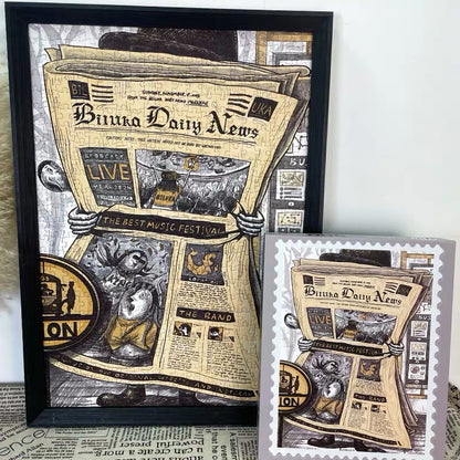 The Billuka Daily 500 Piece Newspaper Jigsaw Puzzle TKX