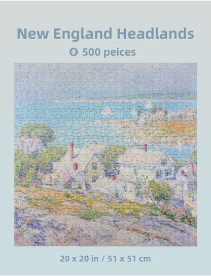 New England Headlands 500 Piece Jigsaw Puzzle
