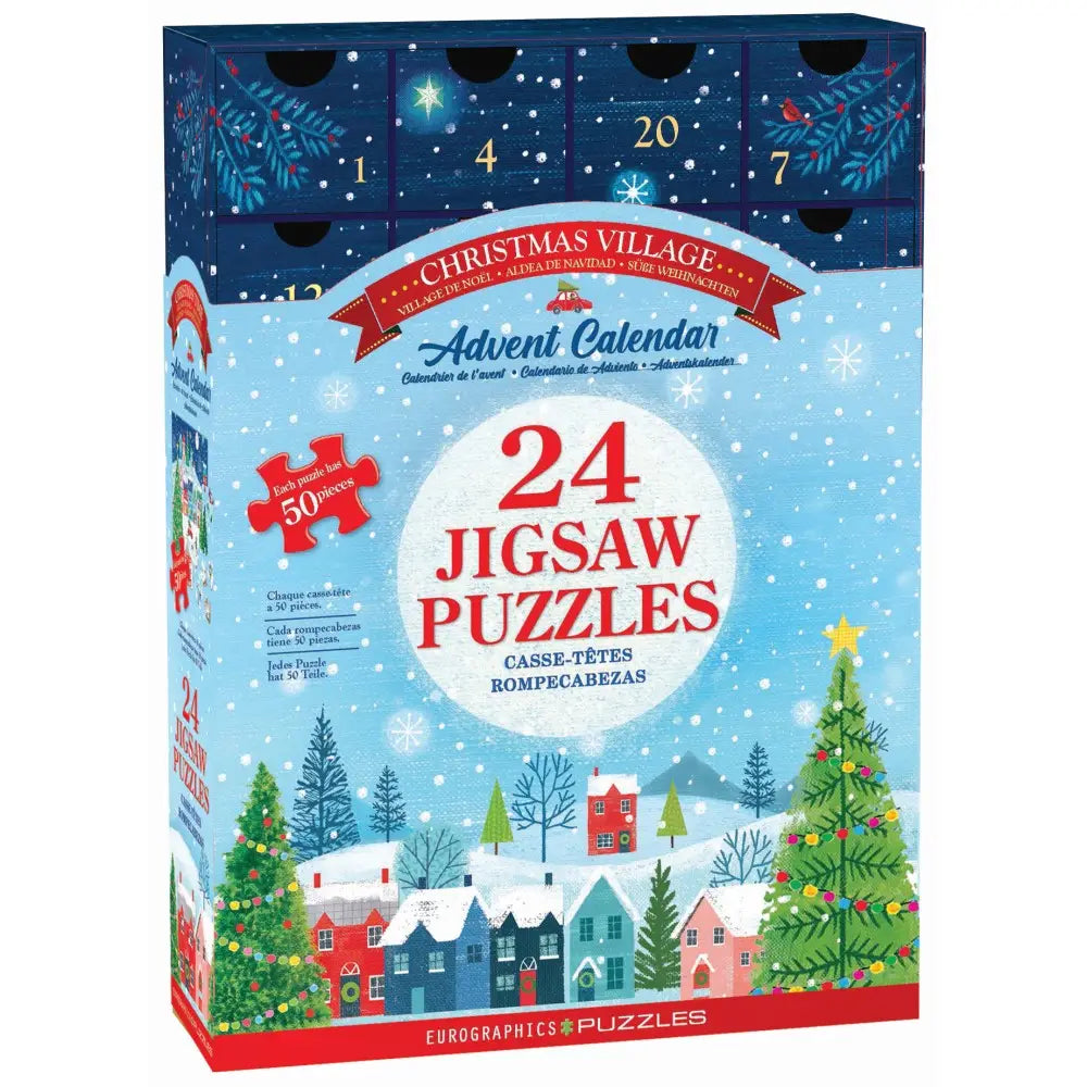 Christmas Village Advent Calendar V Boutique Studio