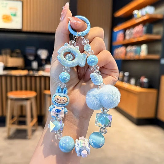 Labubu Wool Ball Phone Lanyard