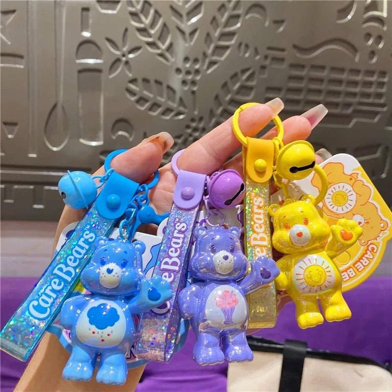 Cute Care Bears Plated Keychain