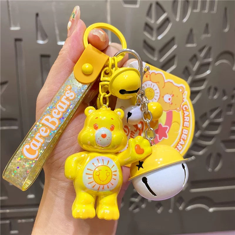 Cute Care Bears Plated Keychain