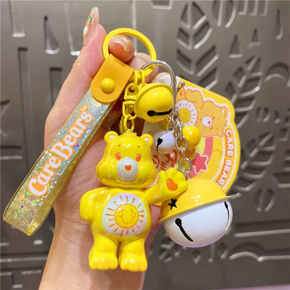 Cute Care Bears Plated Keychain