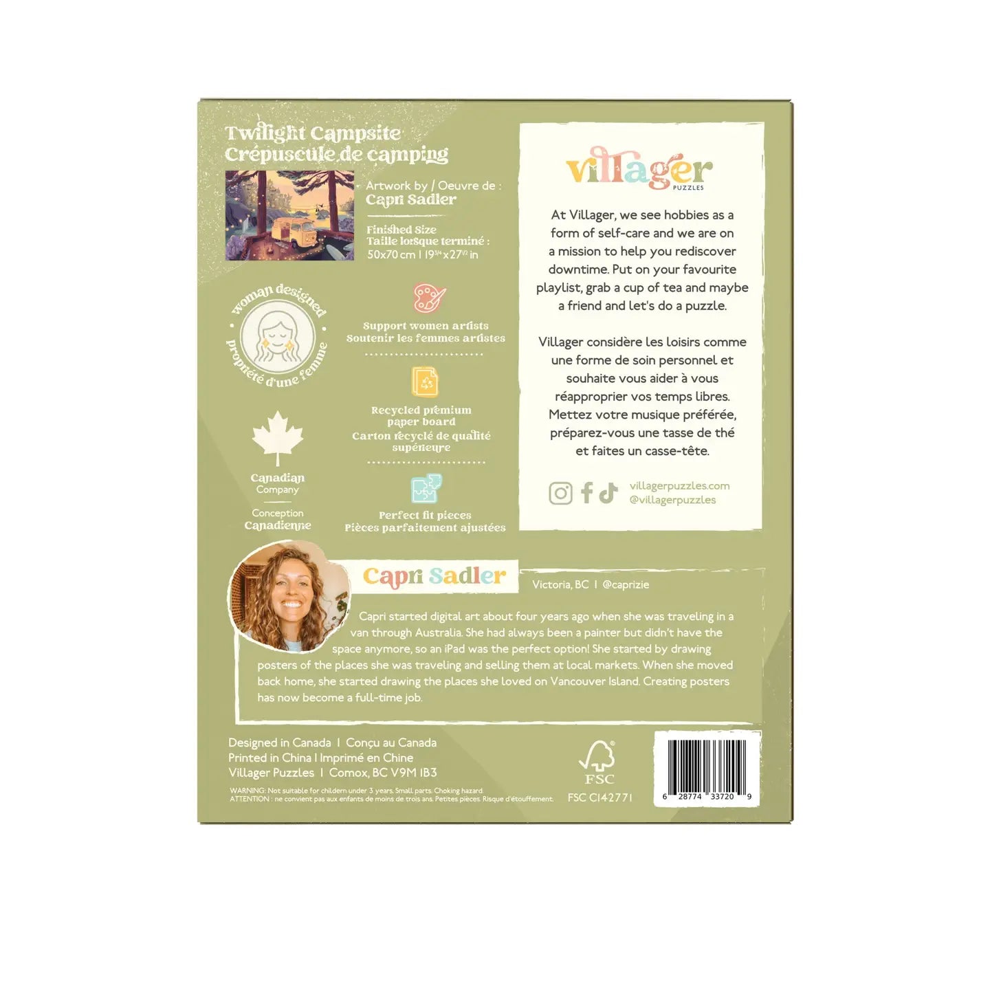 Twilight Campsite 1000-Piece Puzzle