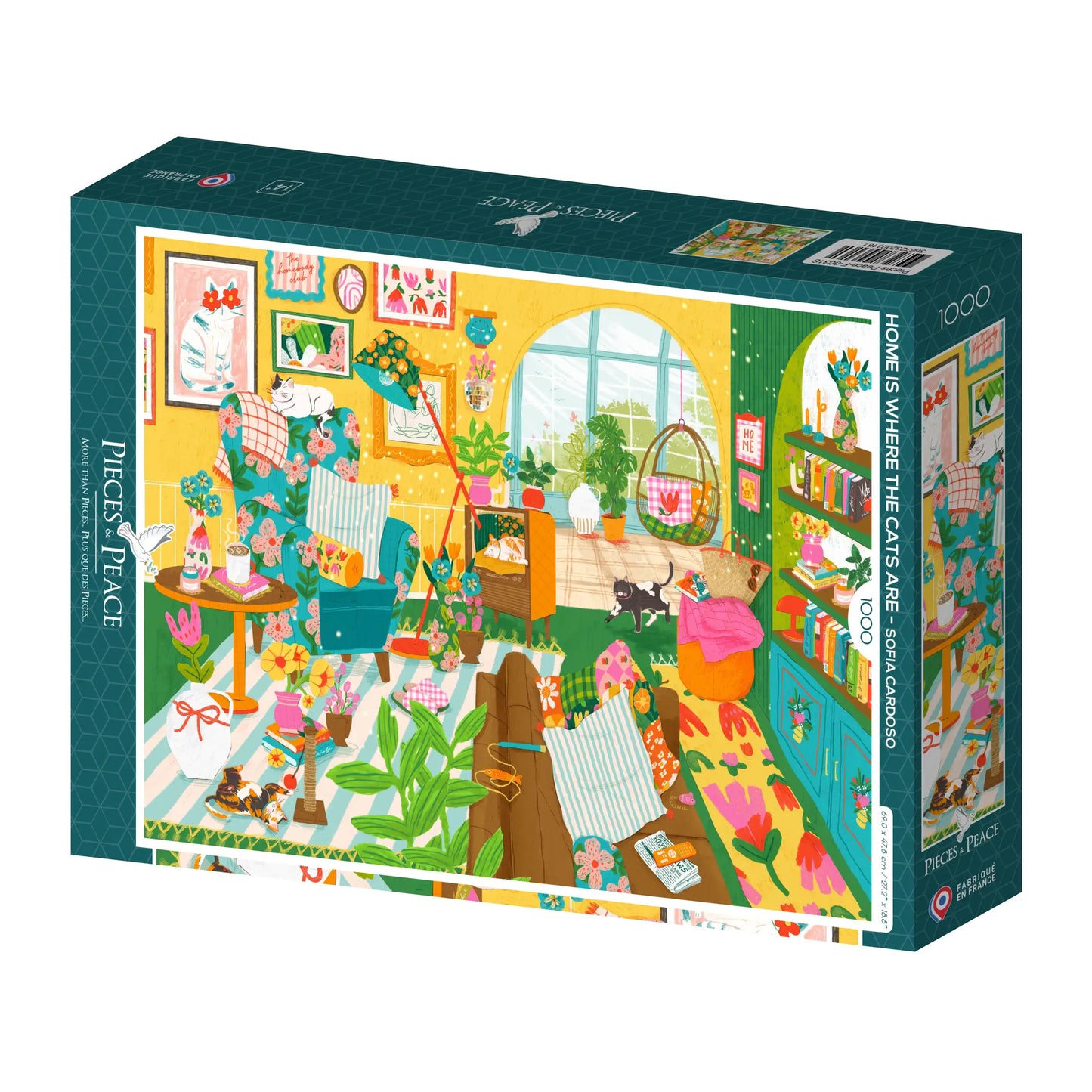 Home Is Where the Cats Are 1000 Piece Puzzle