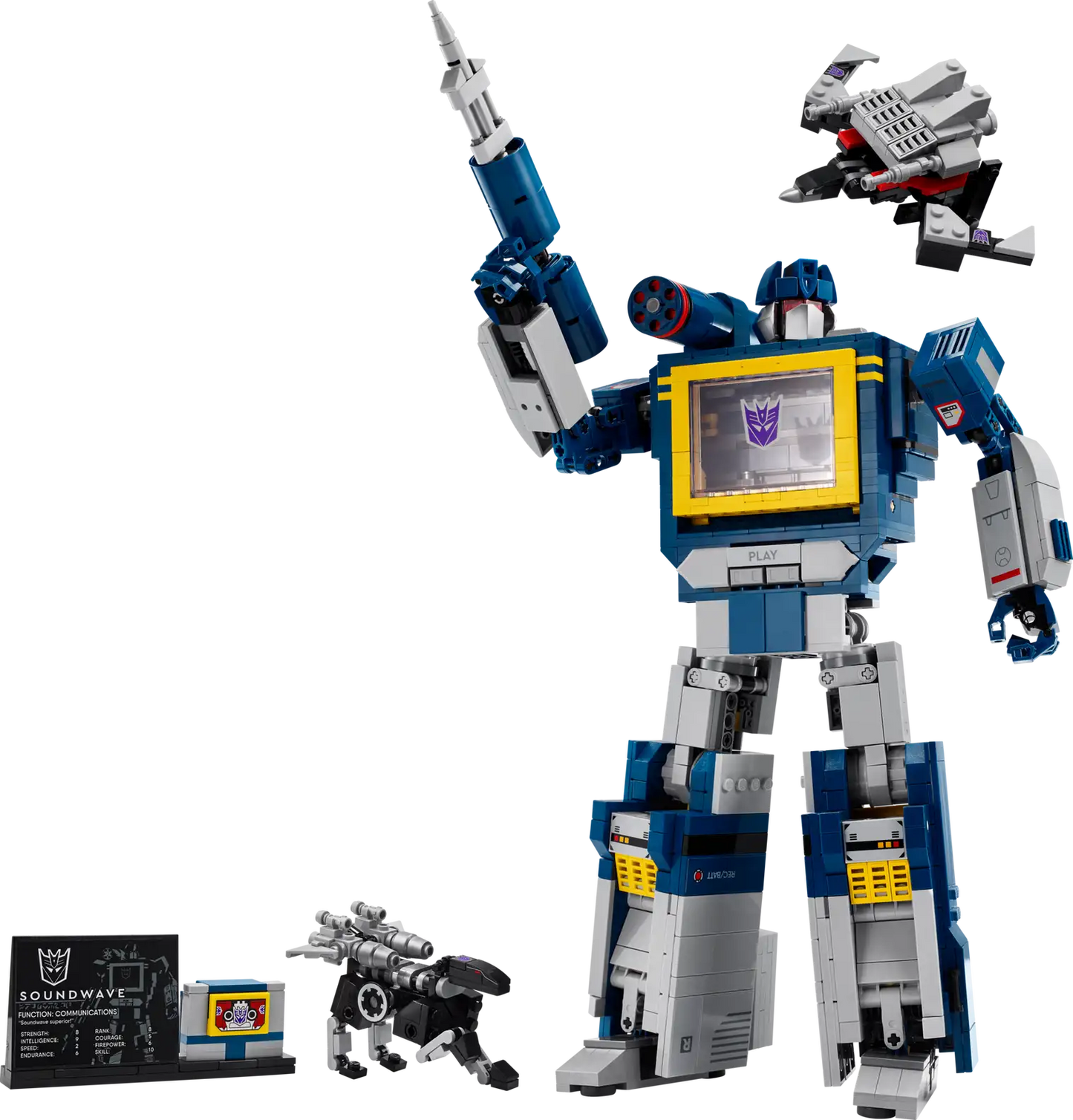 LEGO Icons Transformers: Soundwave 10358