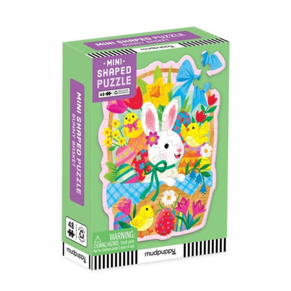 Bunny Basket 48 Piece Mini Shaped Puzzle