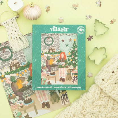 [Pre-Order] Cottage Christmas 1000 Piece Puzzle Villager Puzzles