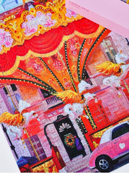 CHILL PUZ Carousel 500 Piece Jigsaw Puzzle CHILL PUZ