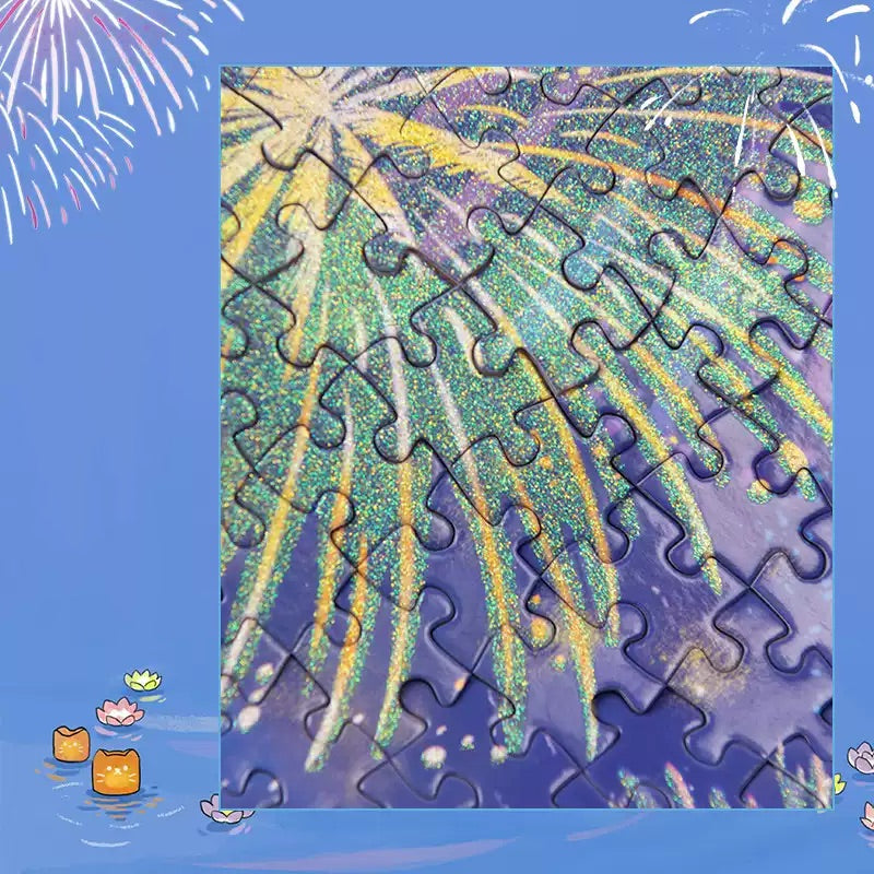 Fireworks Night Festival 1000 Piece Jigsaw Puzzle
