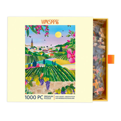 Village Vineyard 1000 Piece Puzzle